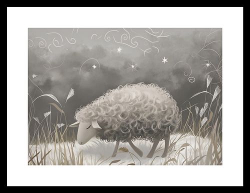 Plakat 29,7x21cm Bujna Owca na Arena.pl