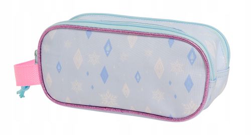 Piórnik szkolny saszetka rozkładany dwukomorowy KRAINA LODU ELSA 3d na Arena.pl