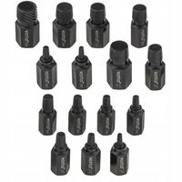 WYKRĘTAKI DO URWANYCH ZERWANYCH ŚRUB SZPILET 3-17 MM 15 EL ZESTAW