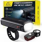 Gisaae K930 zestaw oświetlenia rowerowego USB SOLIDNE MOCNE