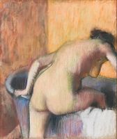 Naked lady, Edgar Degas - plakat 40x50 cm