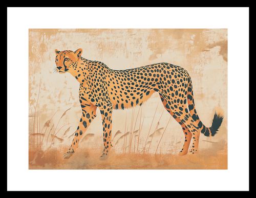 Plakat 29,7x21cm Gepard w Ruchu na Arena.pl