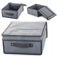 Pojemne pudło pojemnik duży organizer do przechowywania pościeli 30x30x15