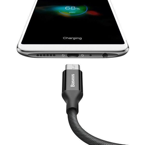 kabel usb do micro usb baseus yiven 1.5m 2a - czarny zdjęcie 10