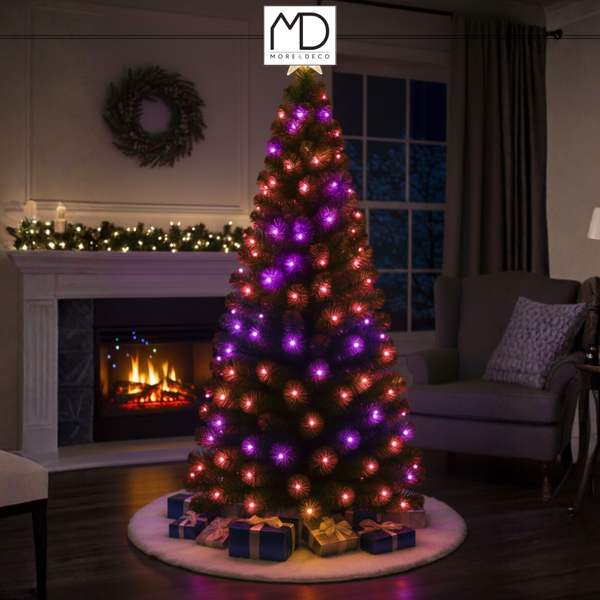 Lampki choinkowe 100 LED taśma USB inteligentne smart 10m multicolor +pilot zdjęcie 7