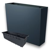 Doniczka wysoka Urbi Case T DUC600T z wkładem | Antracyt