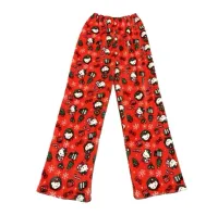 SPODNIE DAMSKIE PIŻAMOWE DRESOWE HELLO KITTY ŚWIĄTECZNE CIEPŁE XS/S