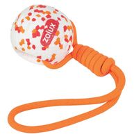 Wytrzymała piłka dla psa ze sznurem do przeciągania i aportowania ETPU 39cm