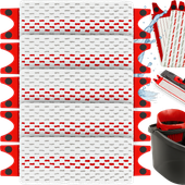 5x Wkład Do Mopa Vileda Ultramax Płaskiego Końcówki Wkłady Chłonne 35CM