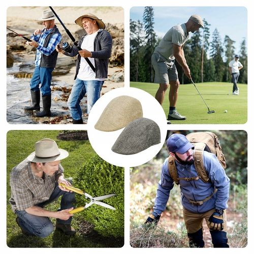 2 PAK Męski Kaszkiet Casual Oddychająca czapka gazeciarza Beret one size na Arena.pl