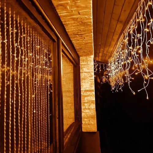 SOPLE FLASH 500 LED ZEWNĘTRZNE BIAŁE CIEPŁE CHOINKOWE lampki z Flashem na Arena.pl