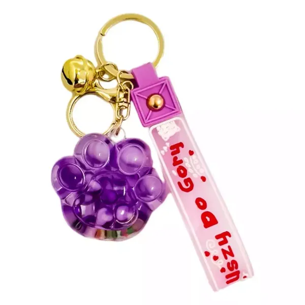 Brelok łapka. Fioletowy zdjęcie 1