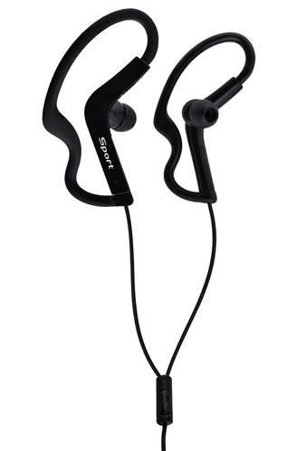 Słuchawki sportowe basic - czarne na Arena.pl
