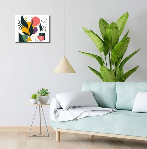 Obraz 40x30cm Kolorowa Abstrakcja Botaniczna na Arena.pl
