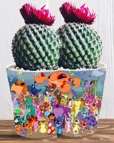 Doniczka do kwiatów/roślin - Lilo i Stich na Arena.pl