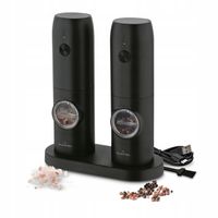 MŁYNKI ELEKTRYCZNE soli i pieprzu USB KOMPLET Zestaw 2szt Starke Pro Parvis