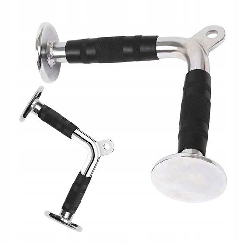 UCHWYT DO WYCIĄGU ATLASU ĆWICZEŃ GRYF V-BAR TRICEPS BICEPS TRÓJKĄT PODWÓJNY na Arena.pl