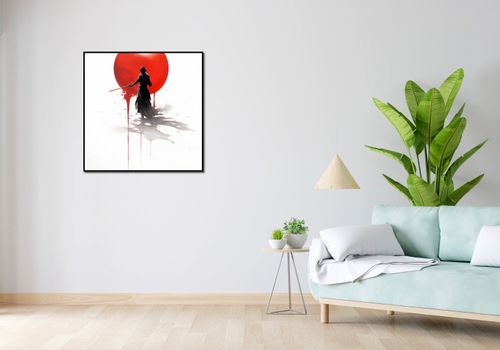 Plakat 80x80cm Samotny Samuraj na Arena.pl