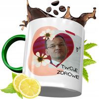 Kubek Zielony Mateusz Morawiecki Na Prezent Z Nadrukiem Ze Zdjęciem