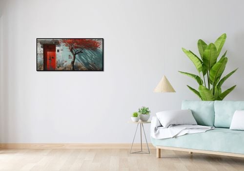 Plakat 91,3x44,5cm Widok Na Dawne na Arena.pl