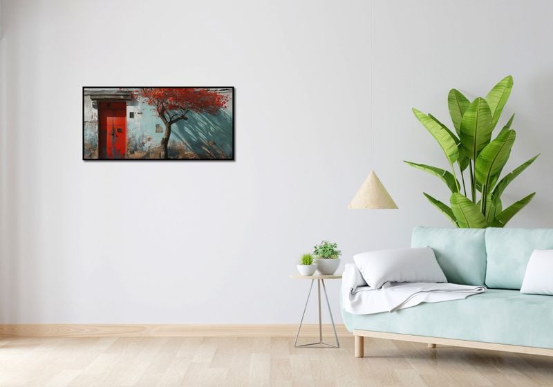 Plakat 91,3x44,5cm Widok Na Dawne zdjęcie 4