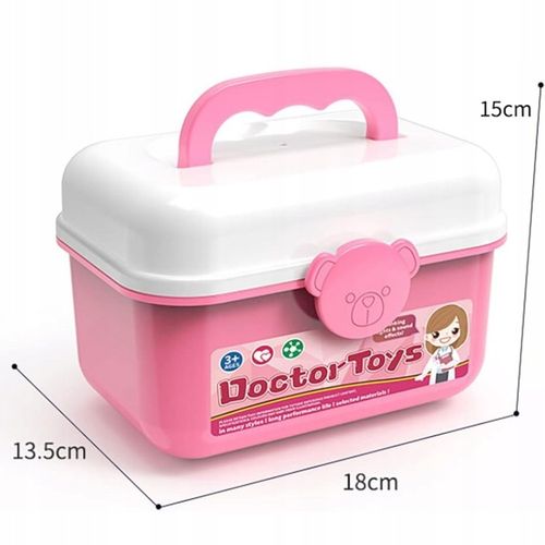 DUŻY ZESTAW LEKARSKI MAŁY LEKARZ DOKTOR W WALIZCE DENTYSTA AKCESORIA 75 EL na Arena.pl
