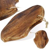 Deska Akacjowa Drewniana Kuchenna do Krojenia Serwowania Talerz Patera 33cm