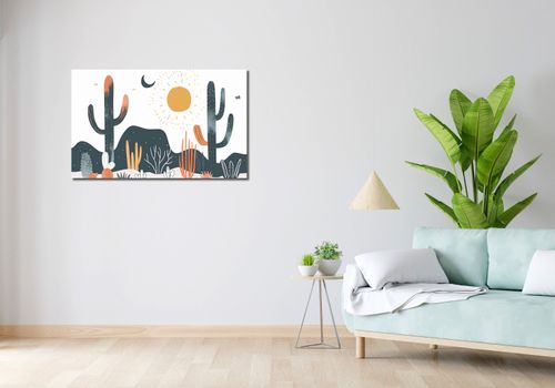 Obraz 100x60cm Kaktusy Przy Dniu na Arena.pl