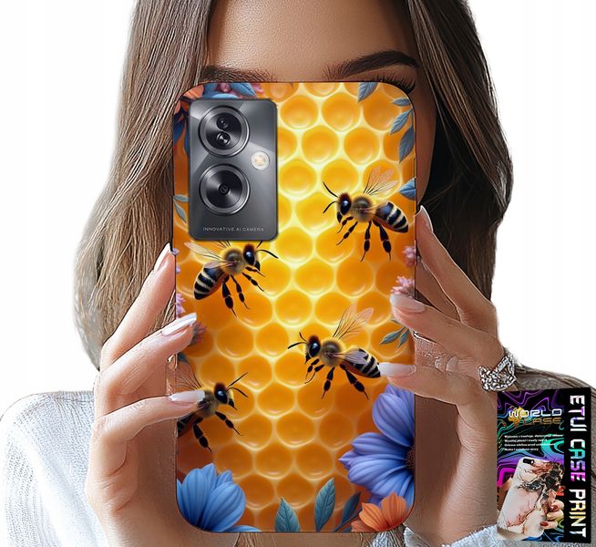 ETUI DO OPPO A79 5G - PSZCZOŁY UL PLASTER MIODU PLECKI CASE zdjęcie 1