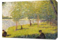 Obraz 70x50cm Study for a Sunday on La Grande Jatte, Seurat