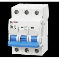 WYŁĄCZNIK NADPRĄDOWY 3P B20A 6KA 230V/400V 50/60HZ CE DIN