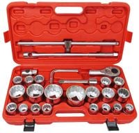 zestaw  nasadki udarowe klucze nasadowe 26pcs 3/4"&1" 21-65mm 12-kąt m58251
