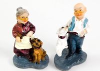 figurka dla Dziadka i Babci z pieskiem  6,5x4,5 cm   4szt. | 2021