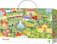 Puzzle obserwacyjne 80 elementów. Życie w mieście