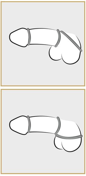 Metallic Silicone Cock Ring Se zdjęcie 15