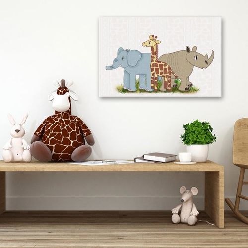 Deco Panel, Afrykańscy przyjaciele 40x30 na Arena.pl