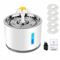 FONTANNA POIDEŁKO DLA KOTA PSA MISKA AUTOMATYCZNE POIDŁO 2,4L+ 5 FILTR