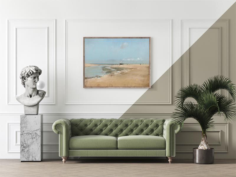 Beach at Low Tide, Edgar Degas - plakat 60x40 cm zdjęcie 2