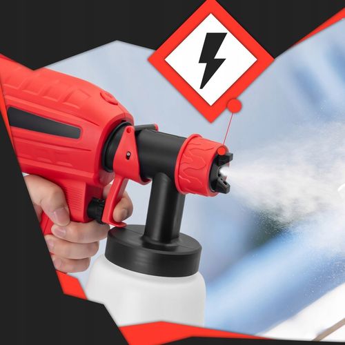 PISTOLET ELEKTRYCZNY NATRYSKOWY DO FARB 1200 ML AGREGAT MALARSKI 400W na Arena.pl