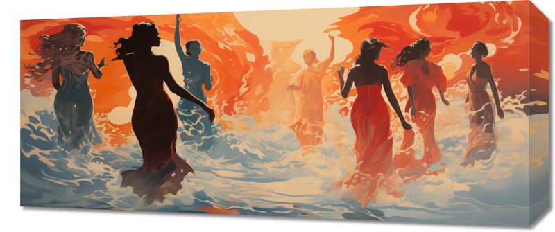 Obraz 70x30cm Taneczny Żar zdjęcie 1