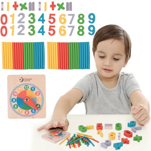Classic World Gra Matematyczna Cyfry Znaki Działań Matematycznych 67El na Arena.pl