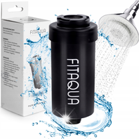 Filtr Wody Prysznicowy FITAQUA AWF-SWR-P-B CZARNY do Prysznica PZH TUB BPA