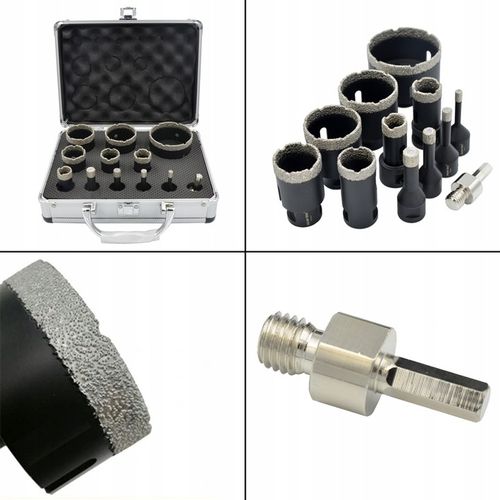 ZESTAW OTWORNICA WIERTŁO DIAMENTOWE DO GRESU 6-68 na Arena.pl