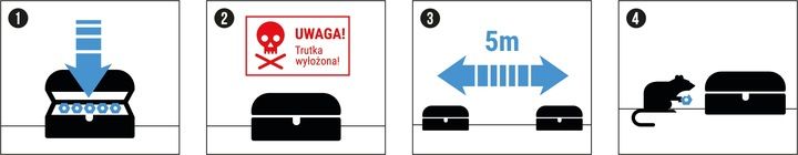ULTRA MOCNA KOSTKA TRUTKA NA SZCZURY I MYSZY NO PEST BRODIFAKUM 1KG zdjęcie 5