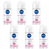 NIVEA Rose Touch Antyperspirant w kulce damski 48H zestaw 50ml x 6szt