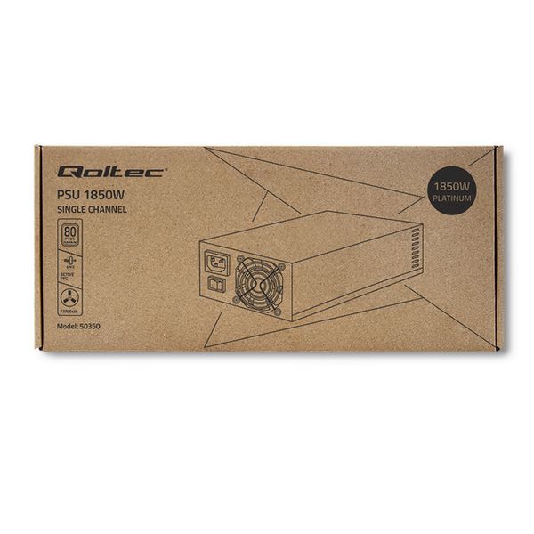 Qoltec Zasilacz PCI-E 1850W | 80 Plus Platinum | Gaming Miner zdjęcie 11