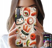 ETUI DO SAMSUNG A7 2018 - SŁODKIE UŚMIECHNIĘTE SUSHI OBUDOWA CASE