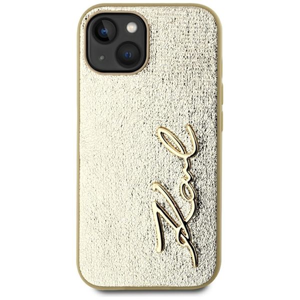 Etui Karl Lagerfeld do iPhone 15, Złoty zdjęcie 3