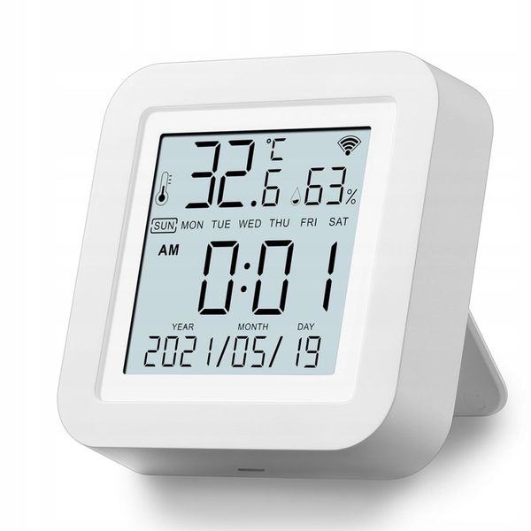 CZUJNIK TEMPERATURY I WILGOTNOŚCI WIFI SMART LIFE TUYA TERMOMETR HIGROMETR zdjęcie 7