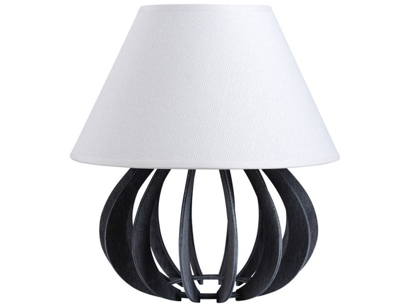 Lampka nocna 1xE27 NORA GREY WHITE 935 zdjęcie 1